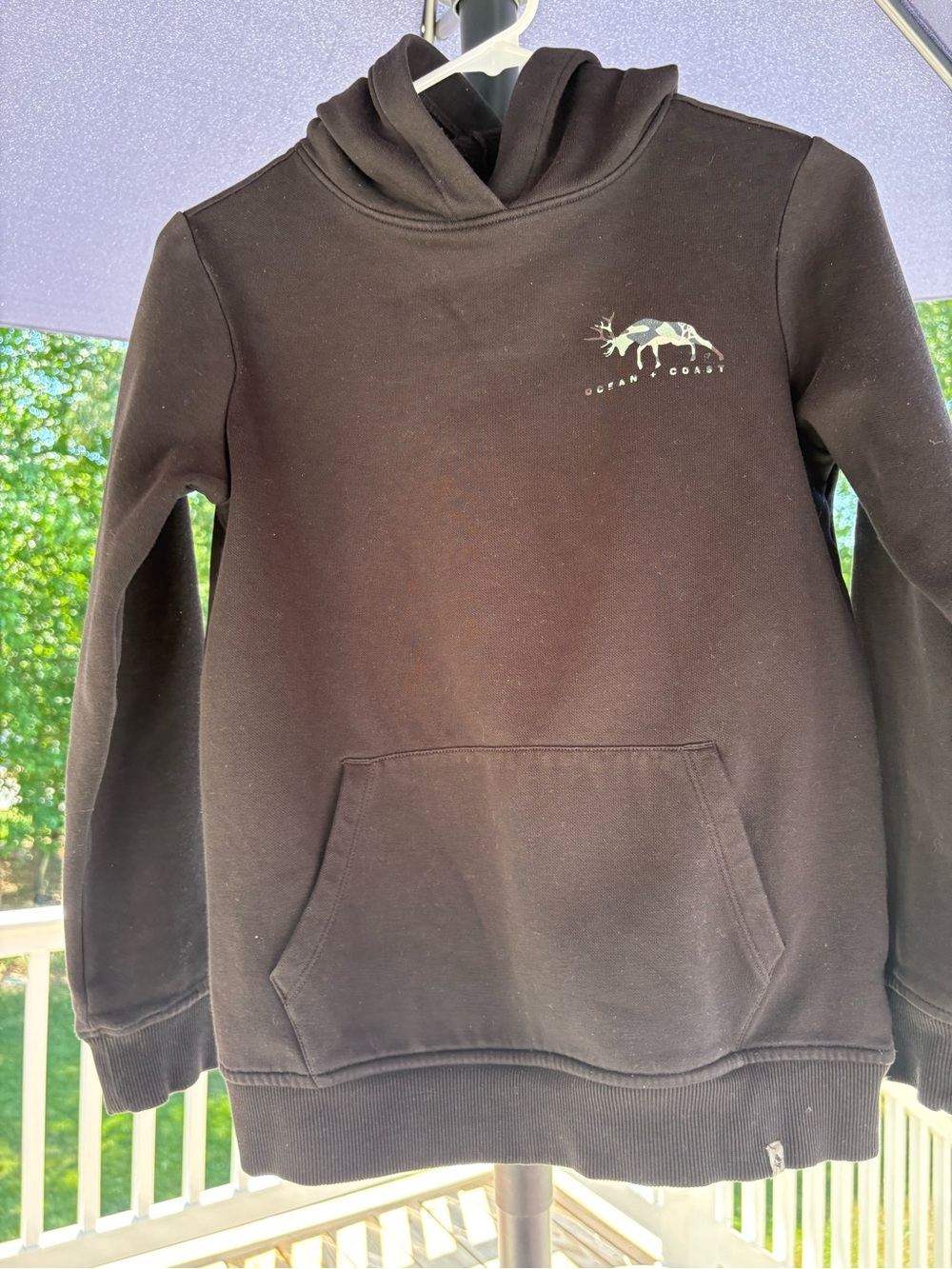 Ocean & Coast Kids Black Hoodie Sweatshirt